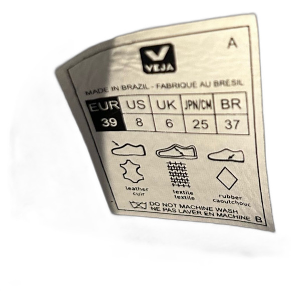 Madewell x Veja™ Vegan Leather V-10 Sneakers in Pastel Neon Colorblock US 8 - Picture 7 of 8